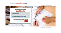 Desktop Screenshot of prescreenedarchitects.com